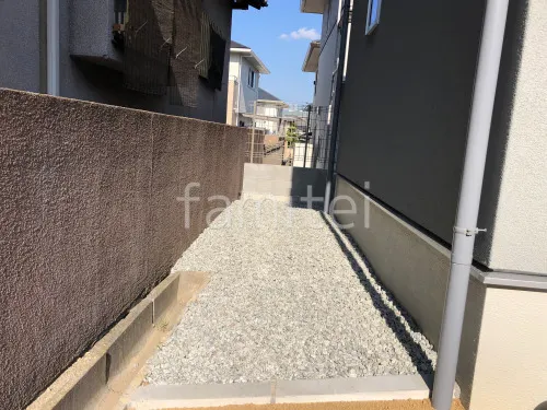 広陵町　新築シンプル オープン外構