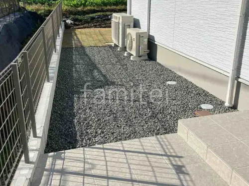 海南市 新築ベーシック オープン外構