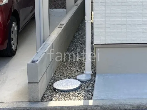 高石市 新築ベーシック オープン外構