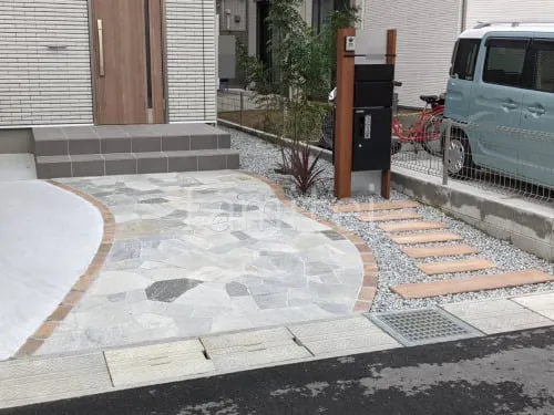 香芝市 新築ナチュラル オープン外構