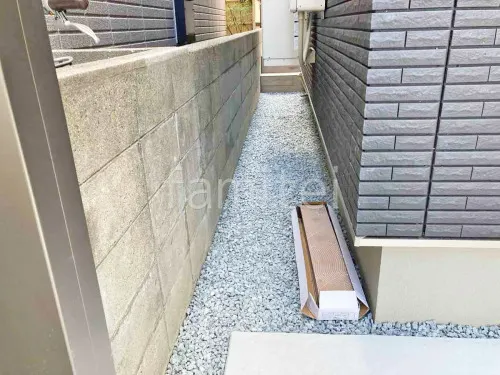 西宮市 新築シンプル オープン外構