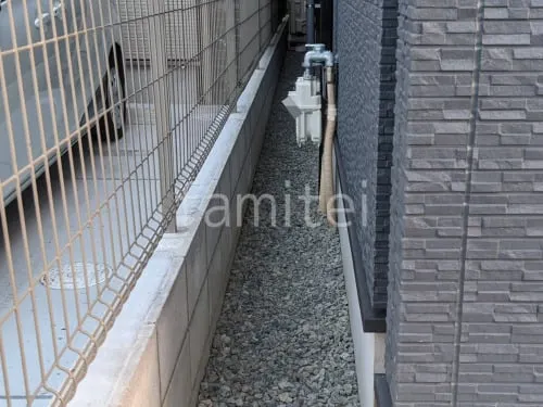 泉大津市 新築ベーシック オープン外構