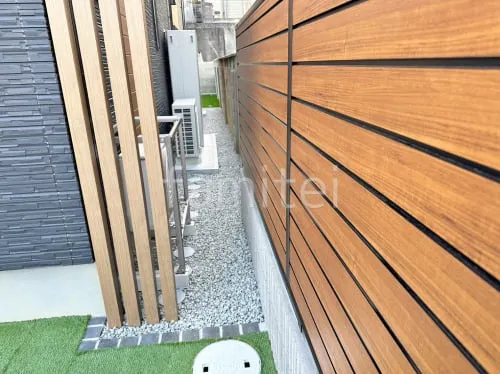 八幡市 新築シンプル オープン外構
