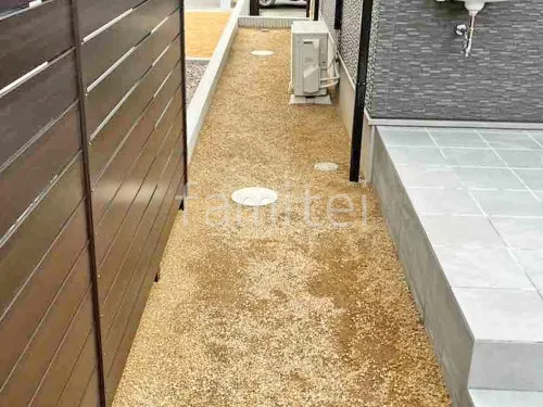 和泉市 新築シンプル オープン外構