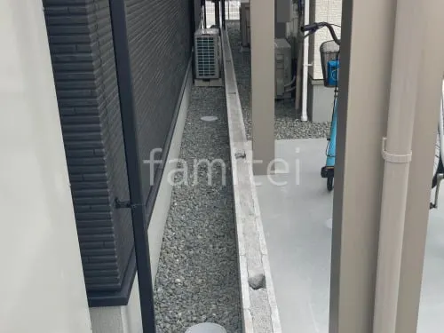 岸和田市 新築ベーシック オープン外構