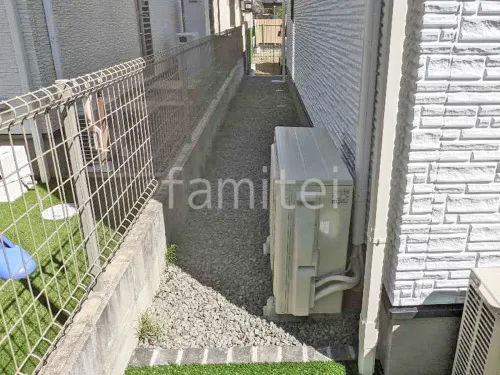 和泉市 新築シンプル オープン外構