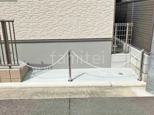 堺市 新築ベーシック オープン外構