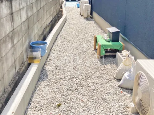 井手町 新築ベーシック オープン外構