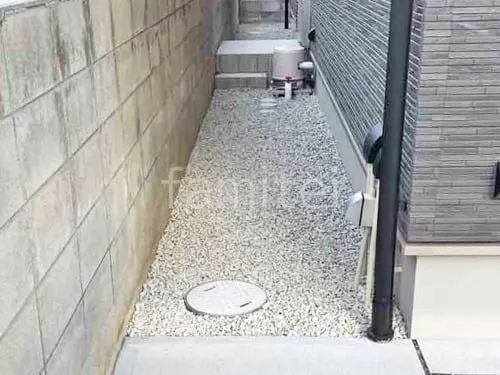 吹田市 新築ナチュラル クローズ外構