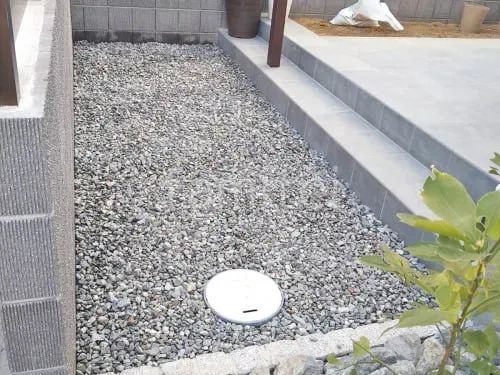 泉佐野市 新築シンプル オープン外構