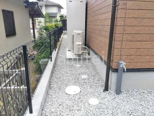 河合町 新築シンプル オープン外構