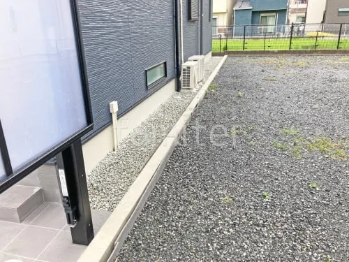 吹田市 新築シンプル オープン外構