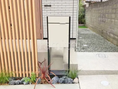 川西市 新築シンプル オープン外構