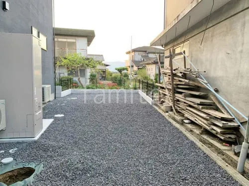 野洲市 新築シンプル オープン外構