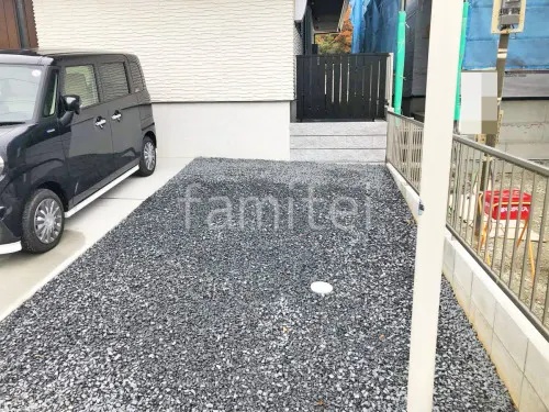 湖南市 新築ベーシック オープン外構