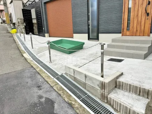 堺市 新築シンプル オープン外構