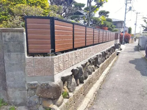 香芝市 塀まわりリフォーム