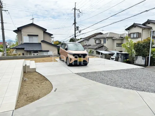 大津市 新築シンプル オープン外構