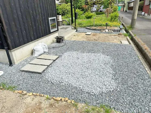 東近江市 新築ベーシック オープン外構