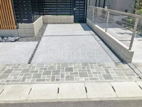 三田市 新築ベーシック オープン外構