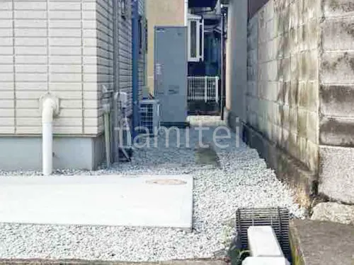 精華町 リフォームシンプル オープン外構