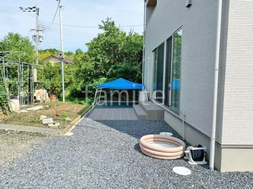 草津市 新築ベーシック オープン外構