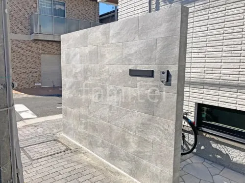 高槻市 新築シンプル オープン外構