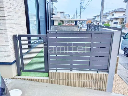 大津市 新築シンプル オープン外構