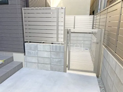 大阪市 新築シンプル オープン外構