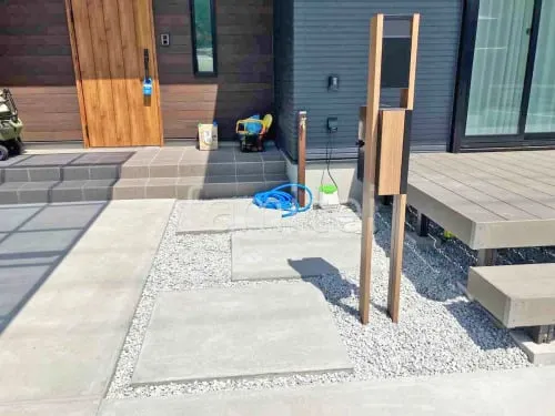 和歌山市 新築ベーシック オープン外構