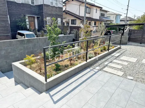 奈良市 新築ハイクラス クローズ外構