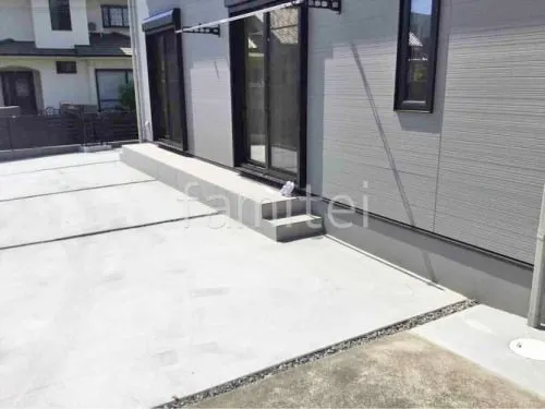 熊取町 新築シンプル オープン外構