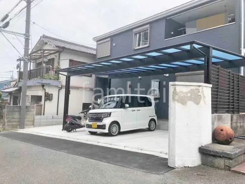 大阪市 新築ベーシック オープン外構