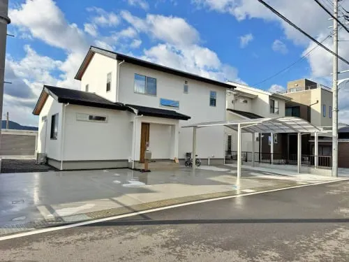 岩出市 新築ベーシック オープン外構