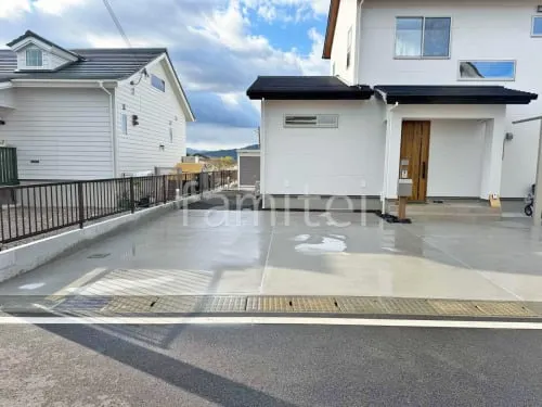 岩出市 新築ベーシック オープン外構