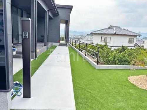 紀の川市 新築ベーシック オープン外構