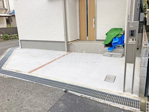 茨木市 新築ベーシック オープン外構
