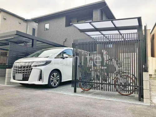 大阪市 新築シンプル クローズ外構