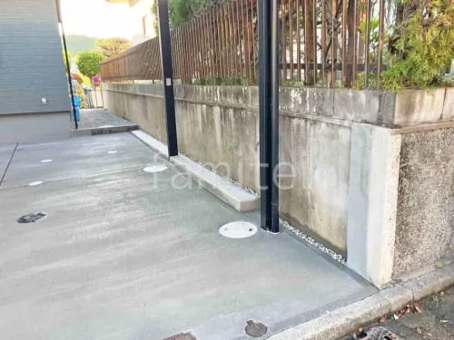 猪名川町 新築シンプル オープン外構