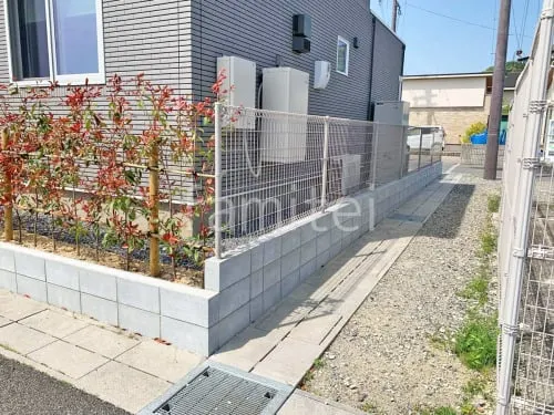 湖南市 新築シンプル オープン外構