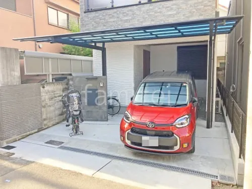 大阪市 新築シンプル オープン外構