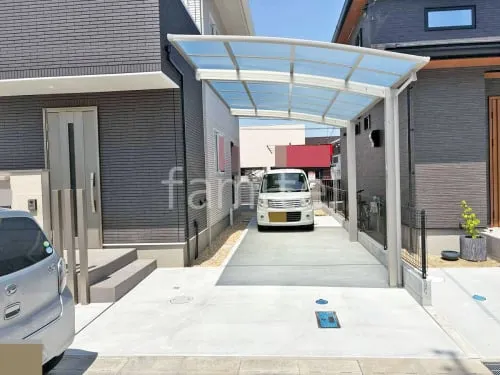 栗東市 新築シンプル オープン外構