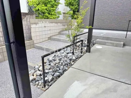 奈良市 新築シンプル オープン外構