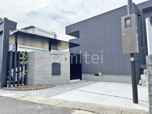 和歌山市 新築ハイクラス クローズ外構
