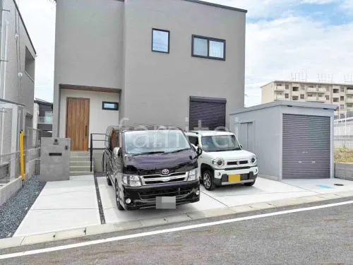 大津市 新築シンプル オープン外構