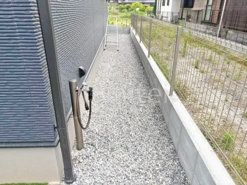 草津市 新築ベーシック オープン外構