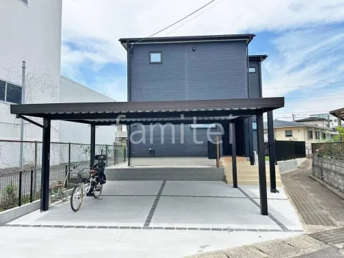 守山市 新築ベーシック オープン外構