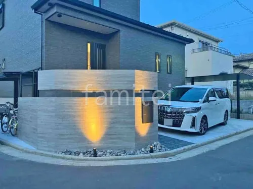 堺市 新築シンプル オープン外構