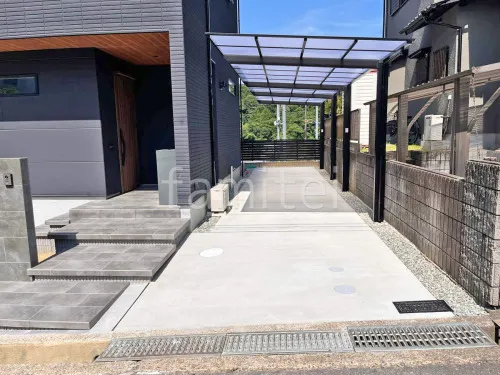 木津川市 新築シンプル オープン外構