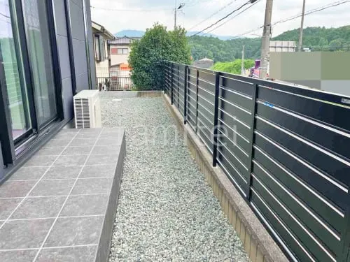 木津川市 新築シンプル オープン外構